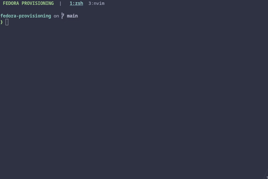 fedora-provisioning